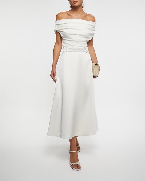 Skirt Rio Satin  Cream 2