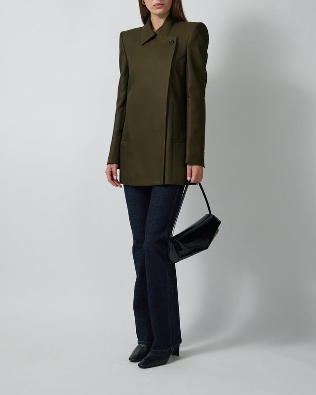 KHAITE Jacket Armair Dark Green US 6 (EUR 38)