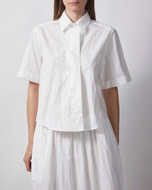 Dagmar Shirt Short Sleeve Cotton White 38