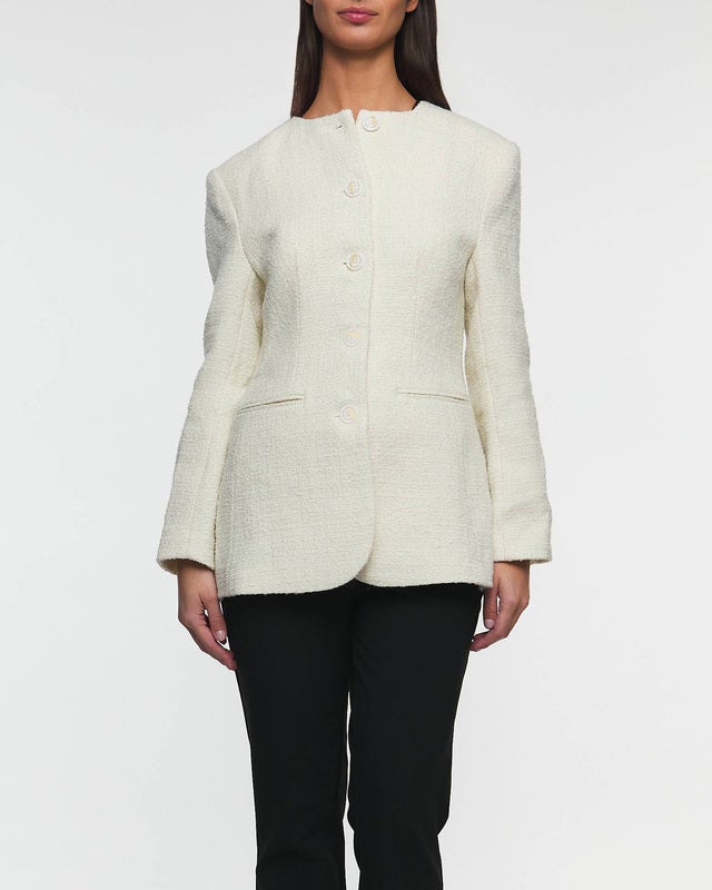 Malina Blazer Carol Fitted  Offwhite L