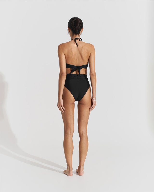 Seaquelle Bikini Top Billow Black L