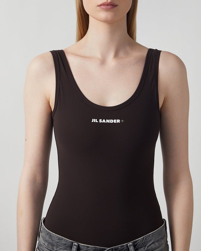 Jil Sander Baddräkt Logo Earth L