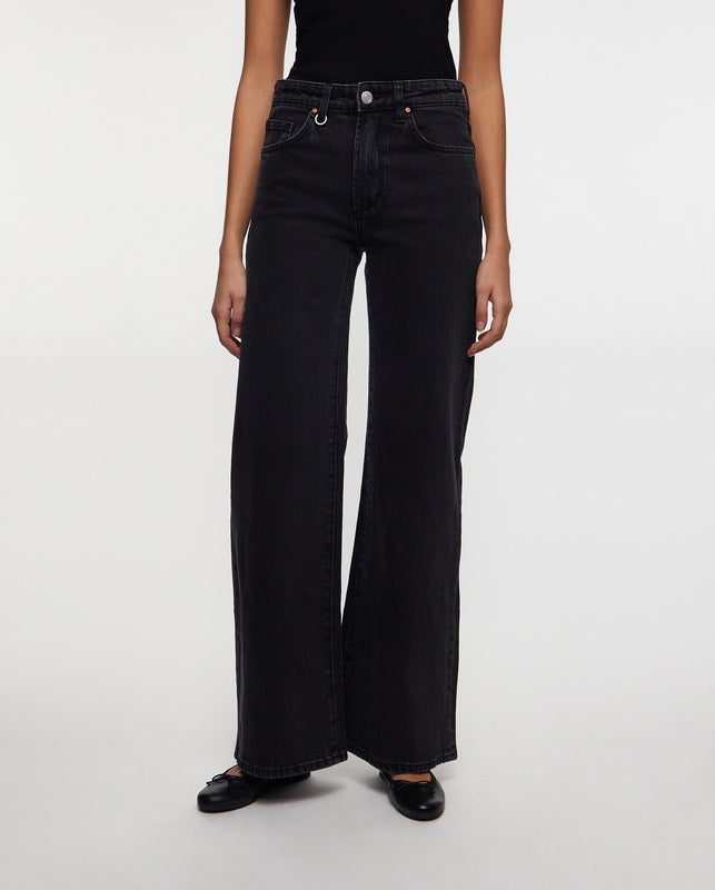 NEUW Jeans Wide French Black Washed black 28