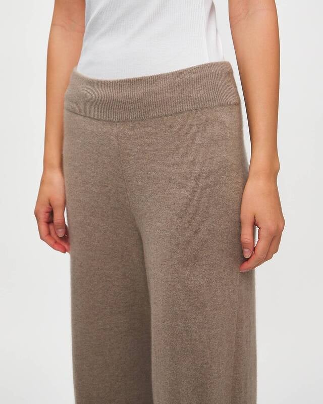 LISA YANG Trousers Marlo Cashmere Brown 2 (M-L)