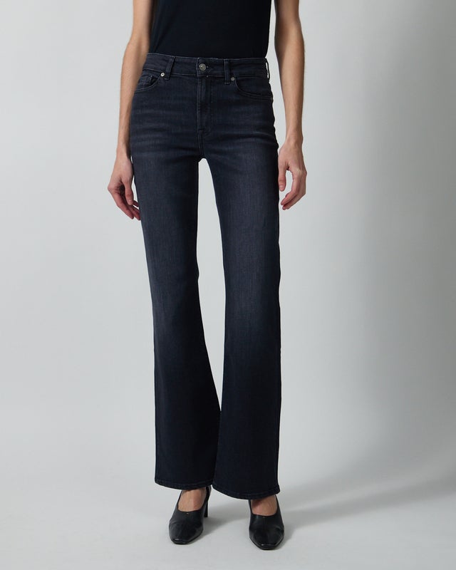 7 For All Mankind Jeans The Leggy Bootcut Carbon Storm Black 27