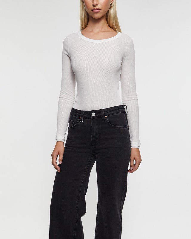 NEUW Top Echo Longsleeve White S