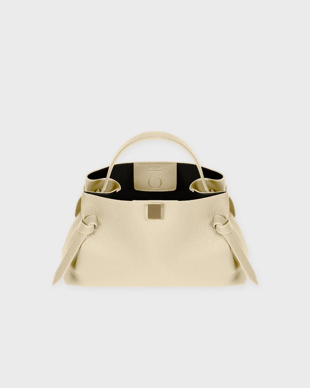 Yuzefi Bag Gyoza Pebble Grain Leather Cream ONESIZE