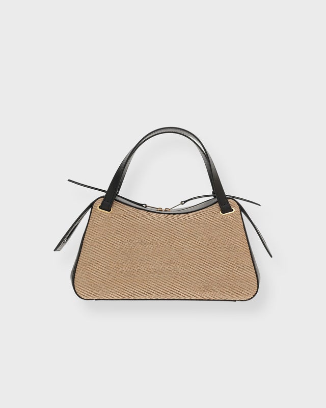 Jil Sander Bag Raffia-Panelled Top Handle Natural ONESIZE