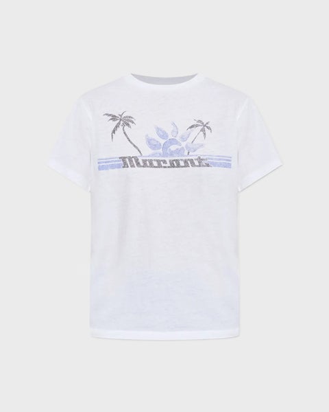 T-Shirt Zewel  Vit/blå 1