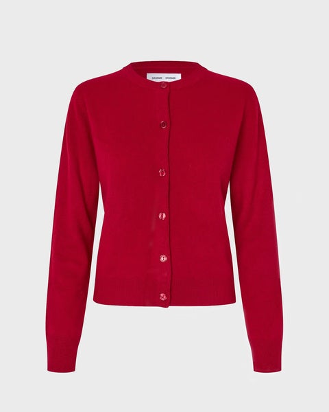 Cardigan Cashmere Dark Red 1