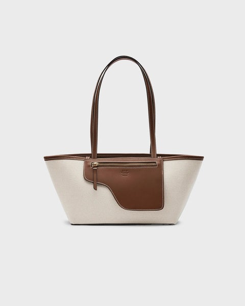 Väska Gaiba Ecru Cannella Canvas Vit/brun ONESIZE 1