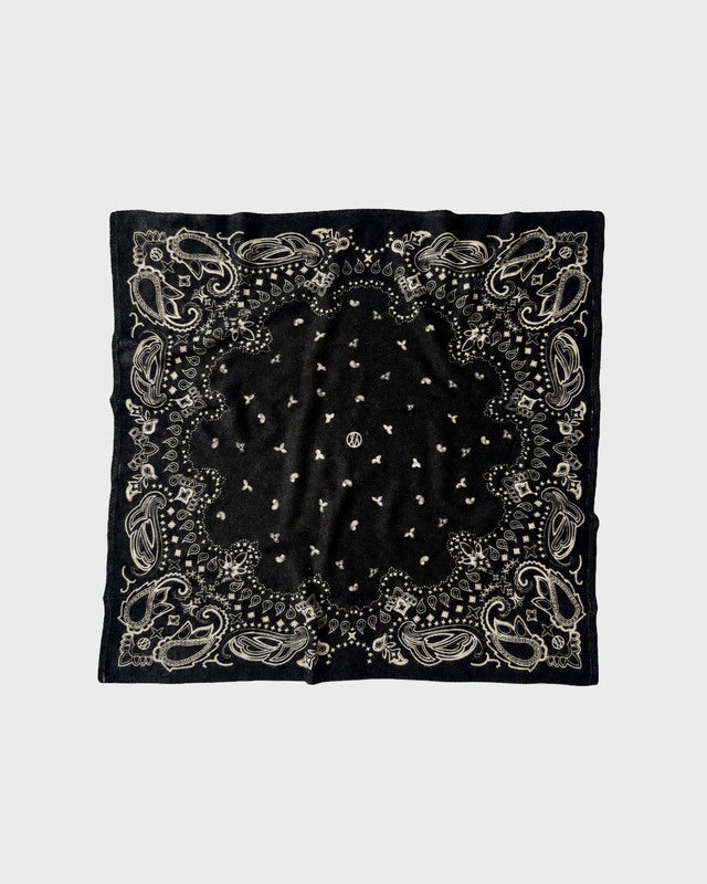 Le Scarf Scarf Cashmere Paisley Black 65x65 ONESIZE