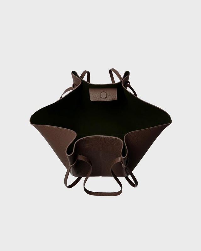 YUZEFI Large Mochi Pebble Grain Bag Espresso ONESIZE