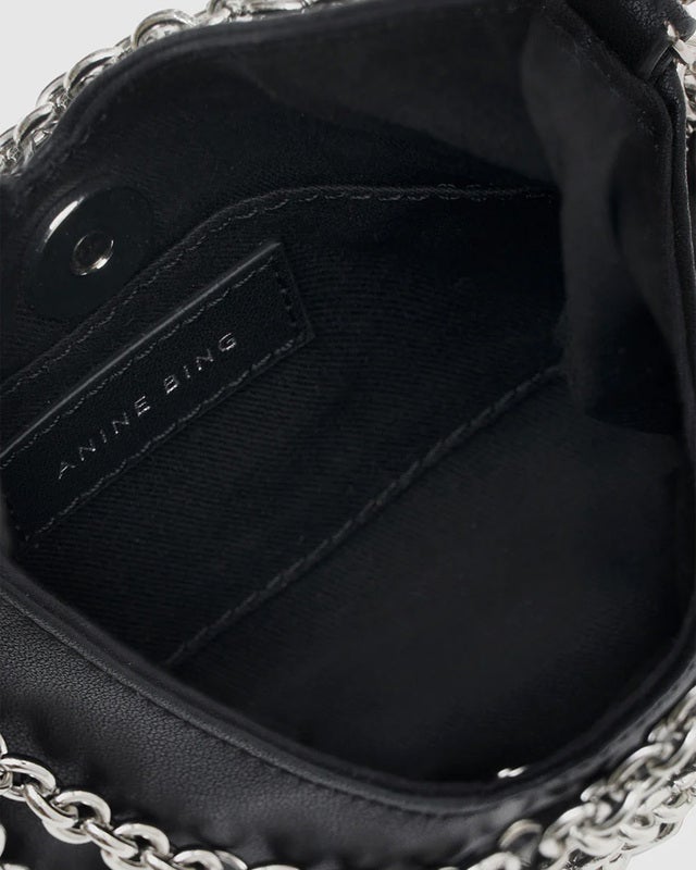 Anine Bing Bag Mini Gaia Chain Svart/silver ONESIZE