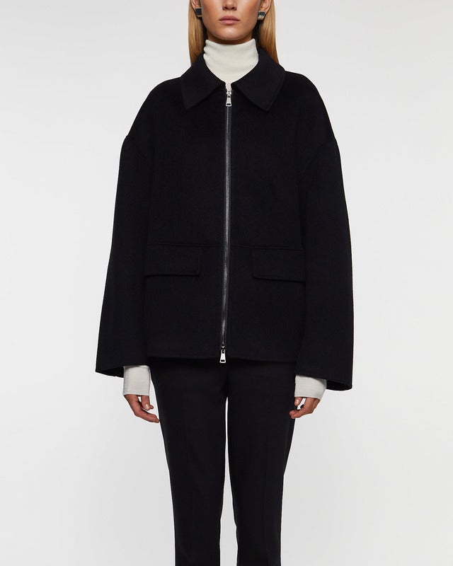 Wakakuu Icons Jacka Logo Wool  Svart XS