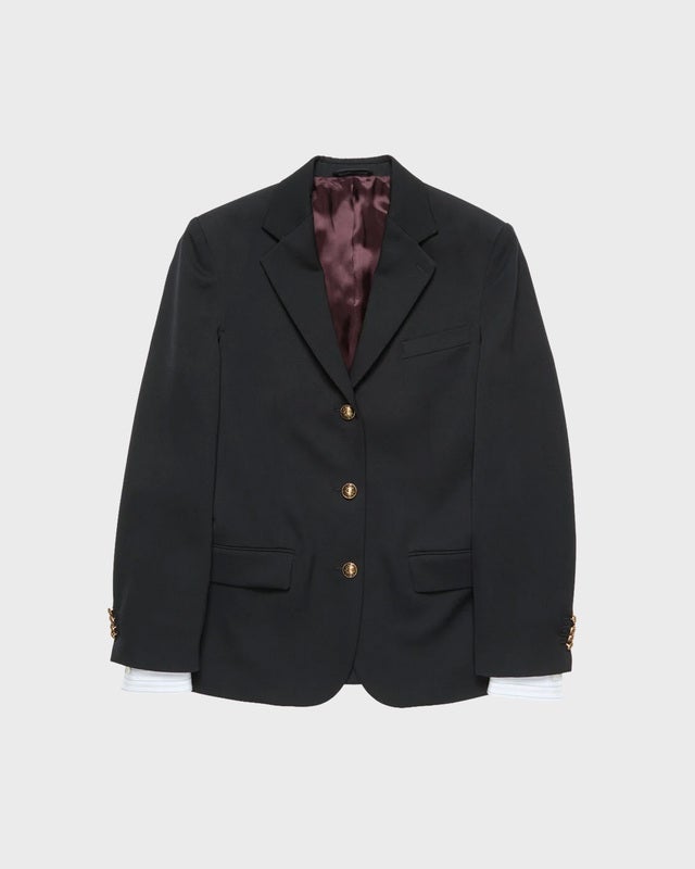 Acne Studios Blazer Wool Layered Navy 36