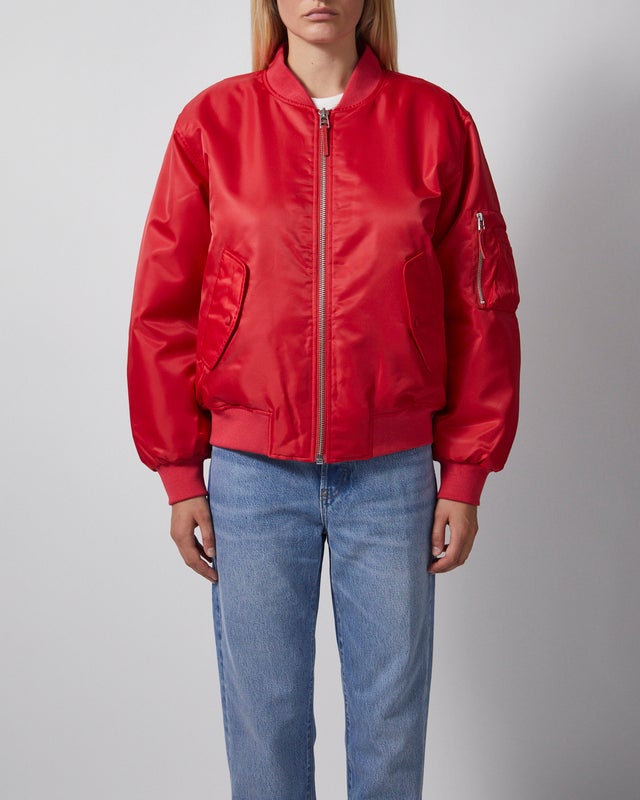 Anine Bing Bomber Leon Tango Red XS