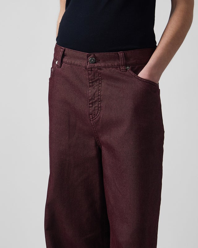 Golden Goose Deluxe Brand Jeans Journey Melody Boyfriend Bordeaux 25