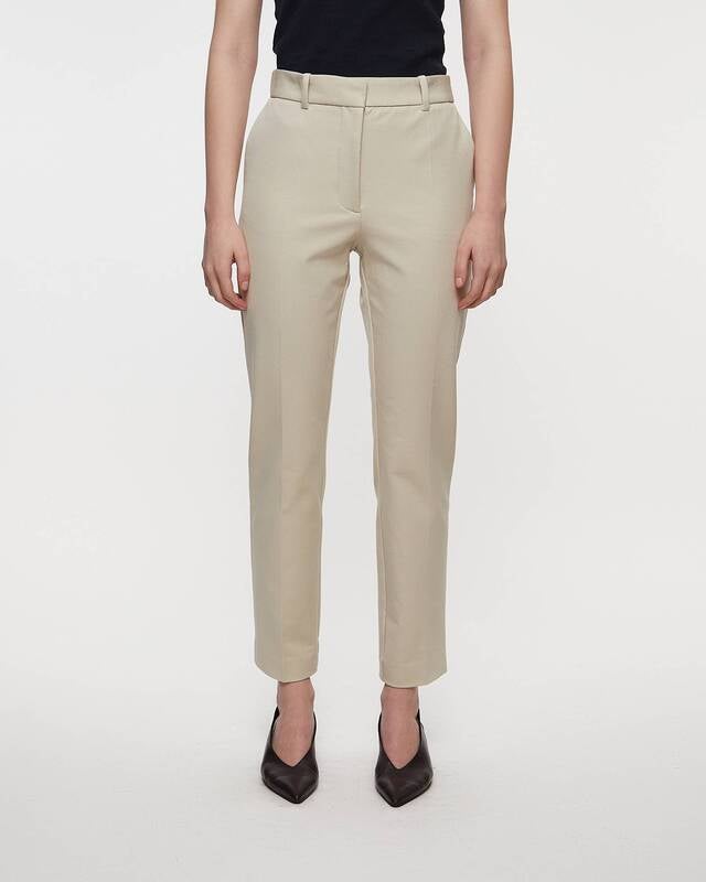 JOSEPH Trousers Gabardine Coleman  Beige FR 42 (EUR 40)