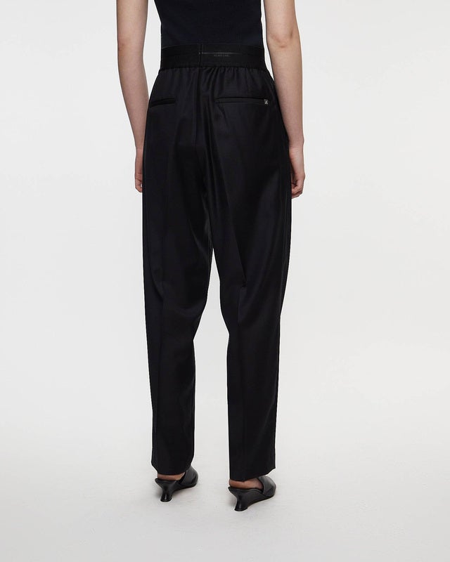 Helmut Lang Trousers Tapered Leg Tailored Black US 6 (EUR 38)