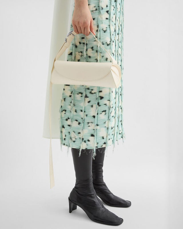 Jil Sander Väska Cannolo Small Egg shell ONESIZE