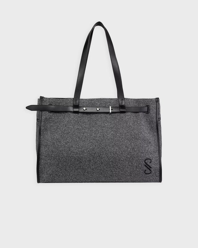 Proenza Schouler Bag Belted Tote in Felt Navy ONESIZE