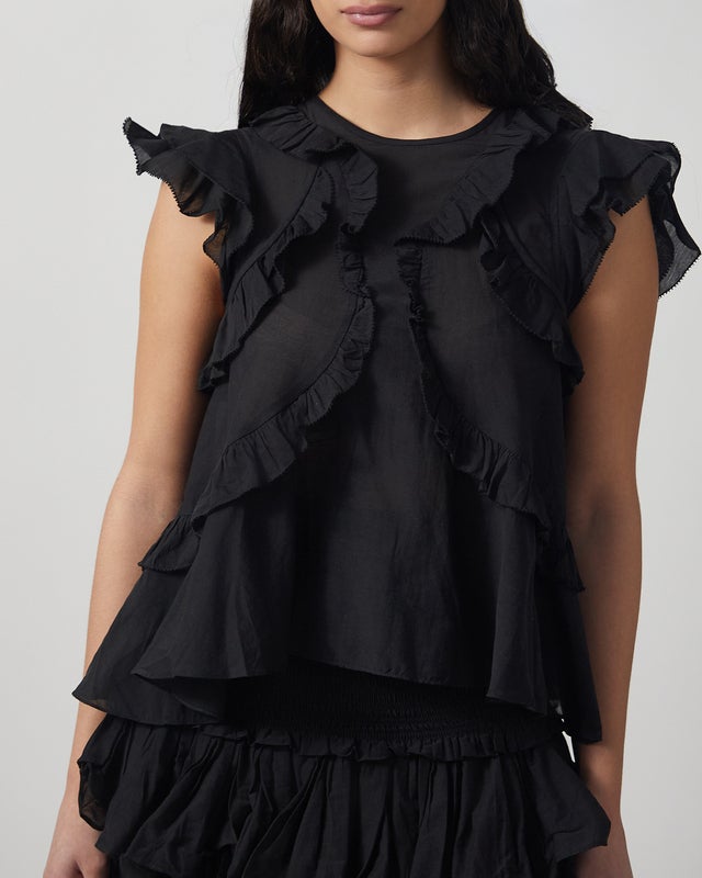 Isabel Marant Étoile Blouse Nalou Black FR 36 (EUR 34)