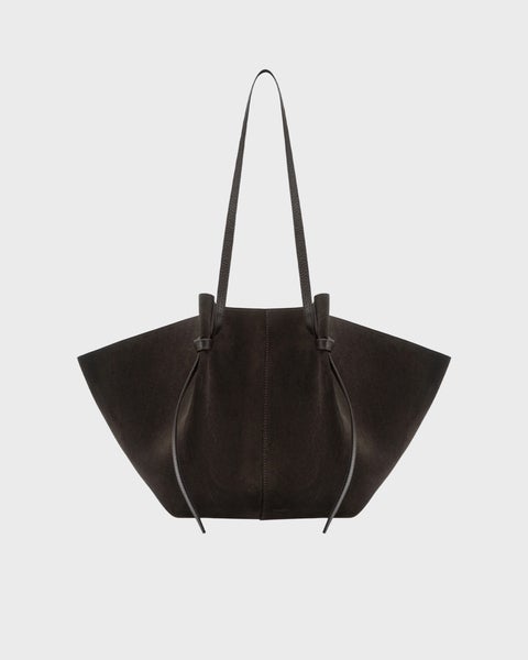 LARGE MOCHI SUEDE brun OS 1
