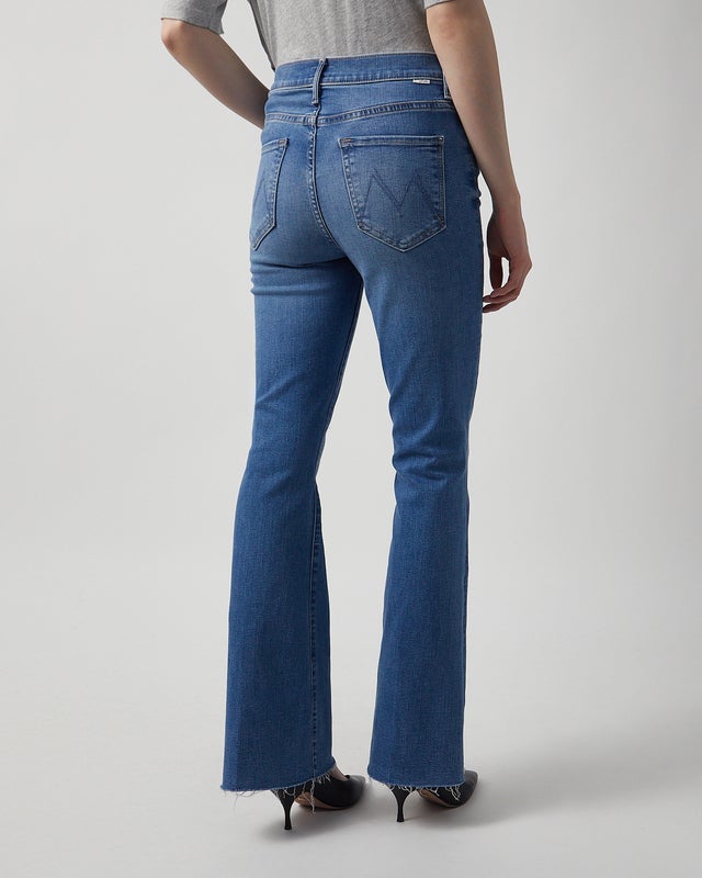 Mother Denim Jeans The Weekender Fray Light blue wash 31