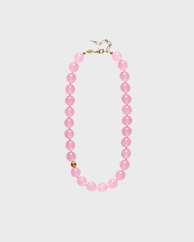 Anni Lu Necklace Pink Bubbles Light Pink ONESIZE