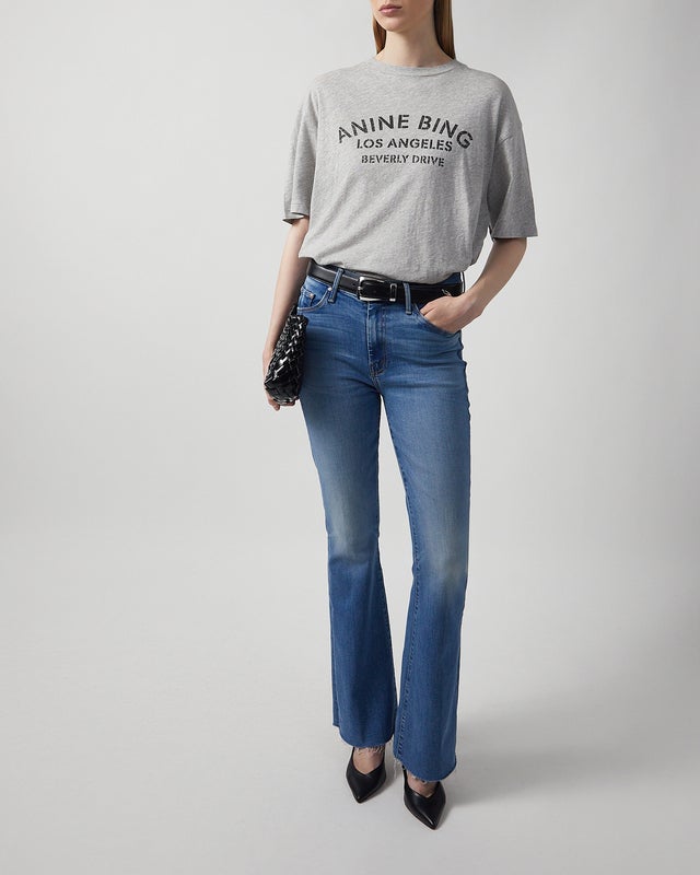 Mother Denim Jeans The Weekender Fray Light blue wash 31