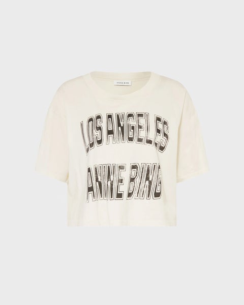 T-shirt Johnny Cropped Ecru 1