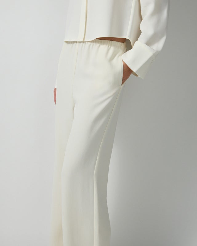 Wakakuu Icons Trousers Adeleine Crepe Cream XL