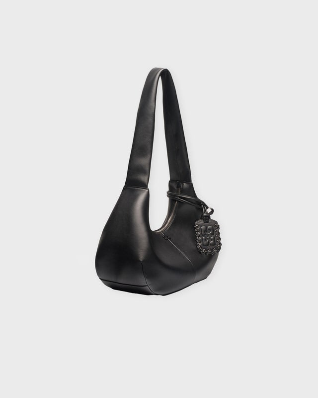 Ganni Bag Ganni Bou Hobo Medium Black ONESIZE