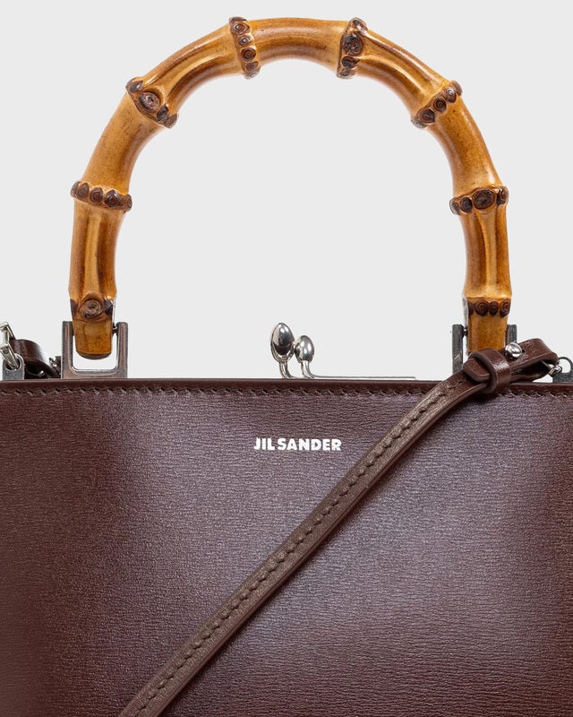 Jil Sander Väska Goji Bamboo Mini Burgundy ONESIZE