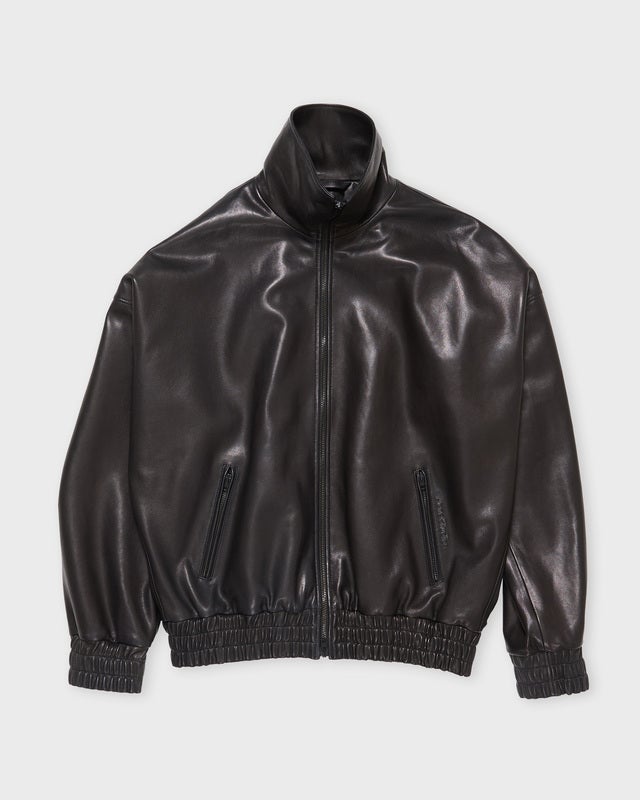 Acne Studios Jacket Relaxed Leather Black 34