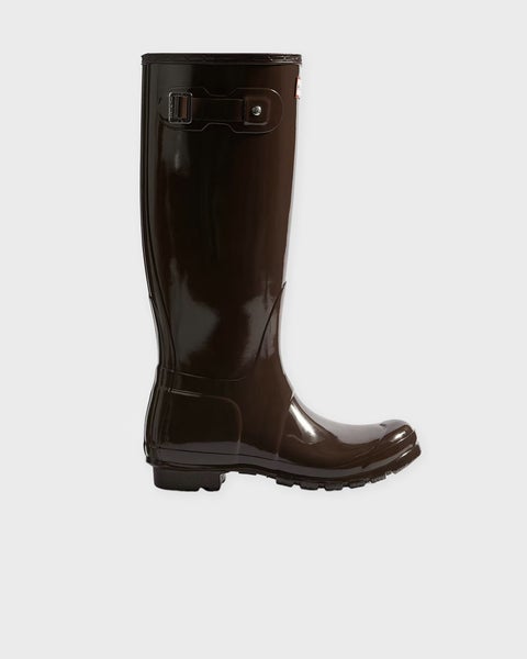 Boots Women's Original Tall Gloss  Brown 1