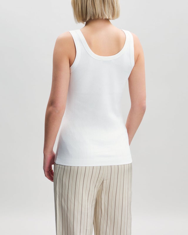 Rodebjer Top Jump Rib White XL