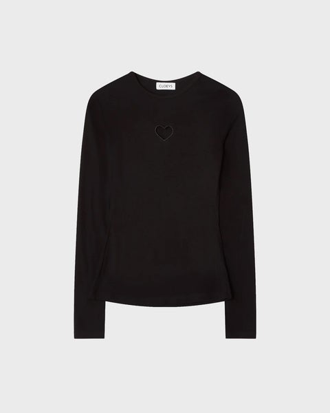 Top Tight Long Sleeve Black 1