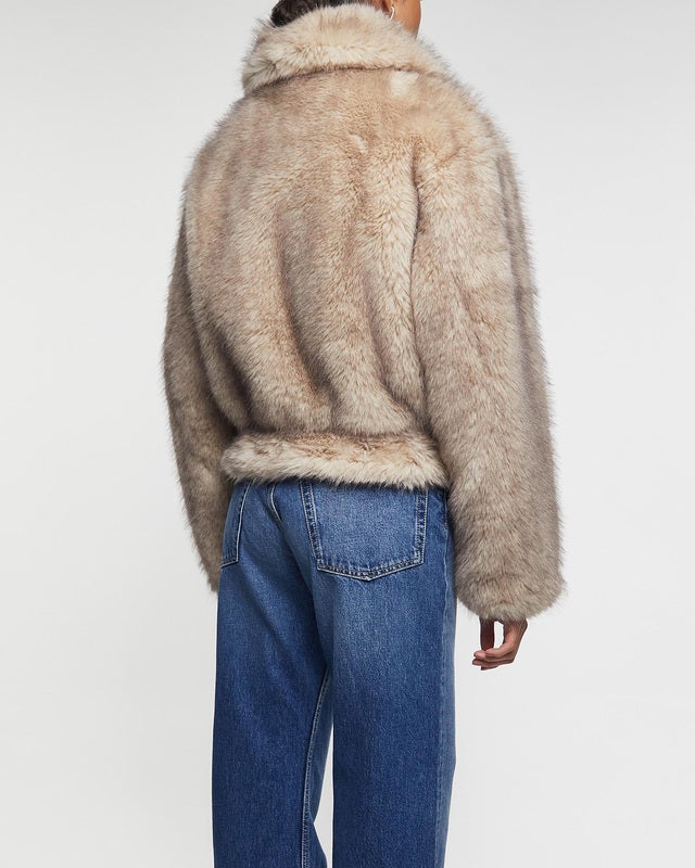 STAND STUDIO Jacket Lena Faux Fur Natural 34