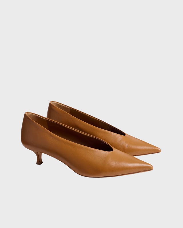 Le Monde Beryl Klackskor Babouche Kitten Camel EUR 39