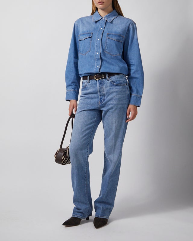 NEUW Shirt Bowery Denim Vision Vintage Blue M