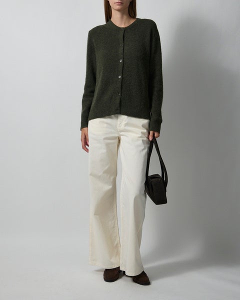 Cardigan Nor Short 7355 Dark Green 2