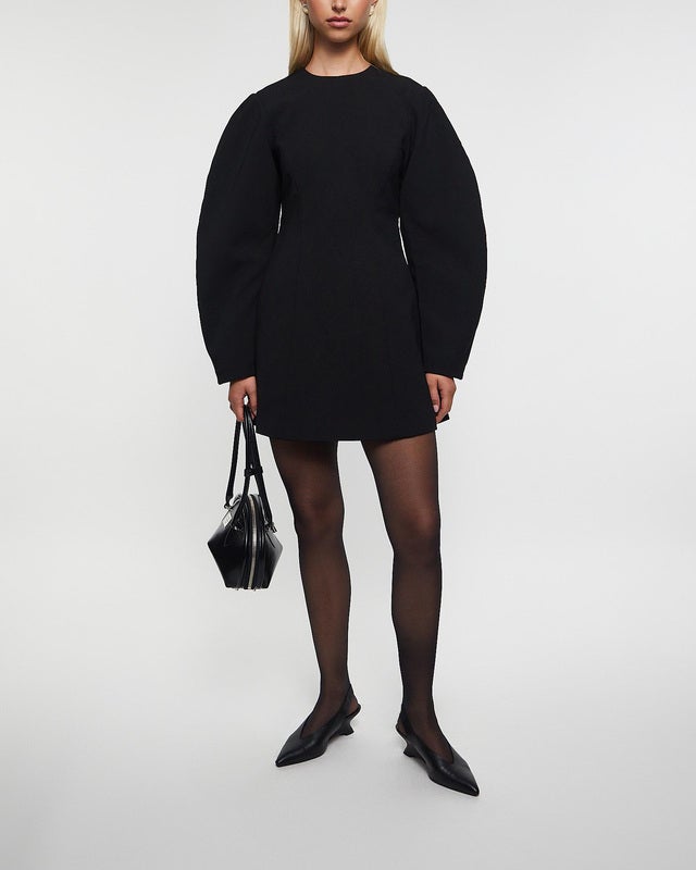 ROTATE Birger Christensen Dress Suiting Flared Mini Black 36