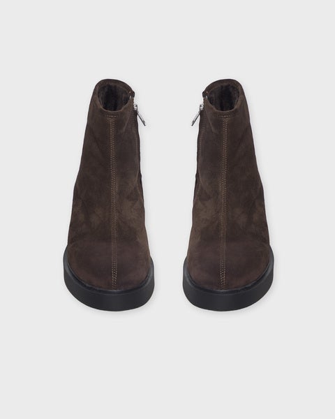Boots Cambridge Suede Lamb Fur Brown 2
