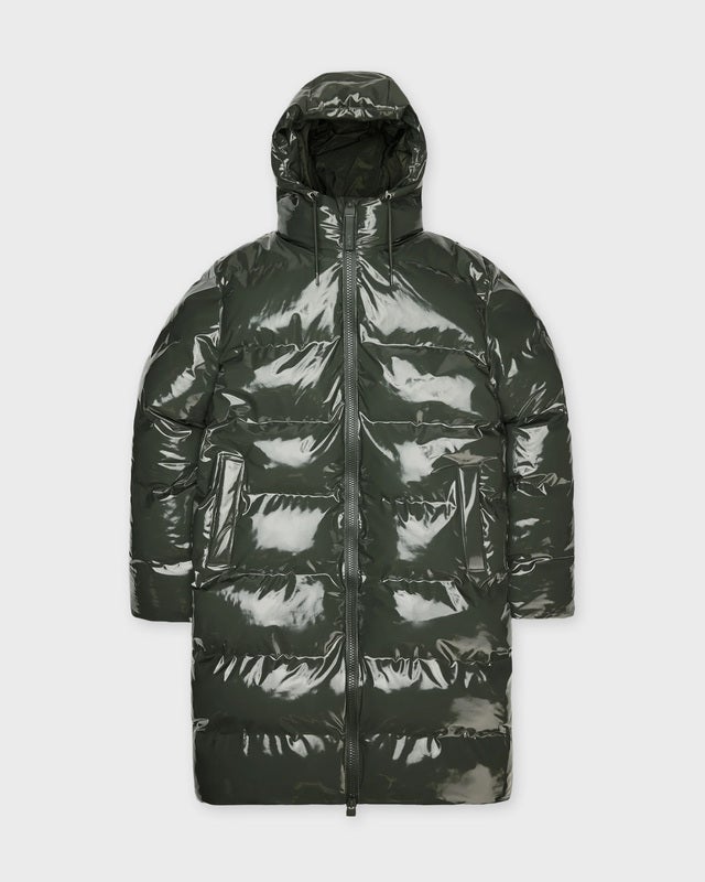 Rains Jacket Alta Longer Puffer Jacket W3T4 Dark green XS