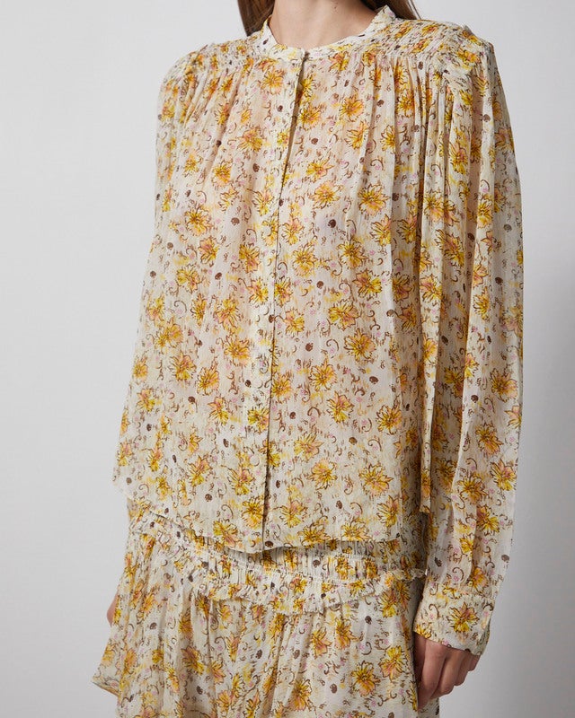 Isabel Marant Étoile Blouse Florine Light Yellow FR 42 (EUR 40)