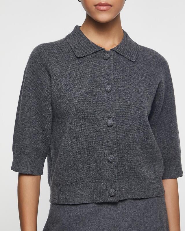 The Garment Cardigan Como Short Grey melange UK 10 (EUR 38)