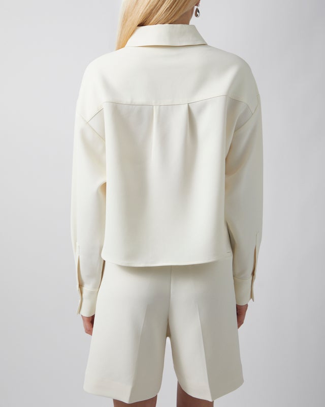 Almada Shirt Fawn Crepe  Cream S