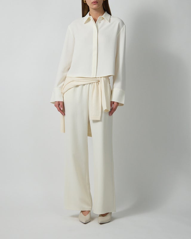 Wakakuu Icons Trousers Adeleine Crepe Cream XL